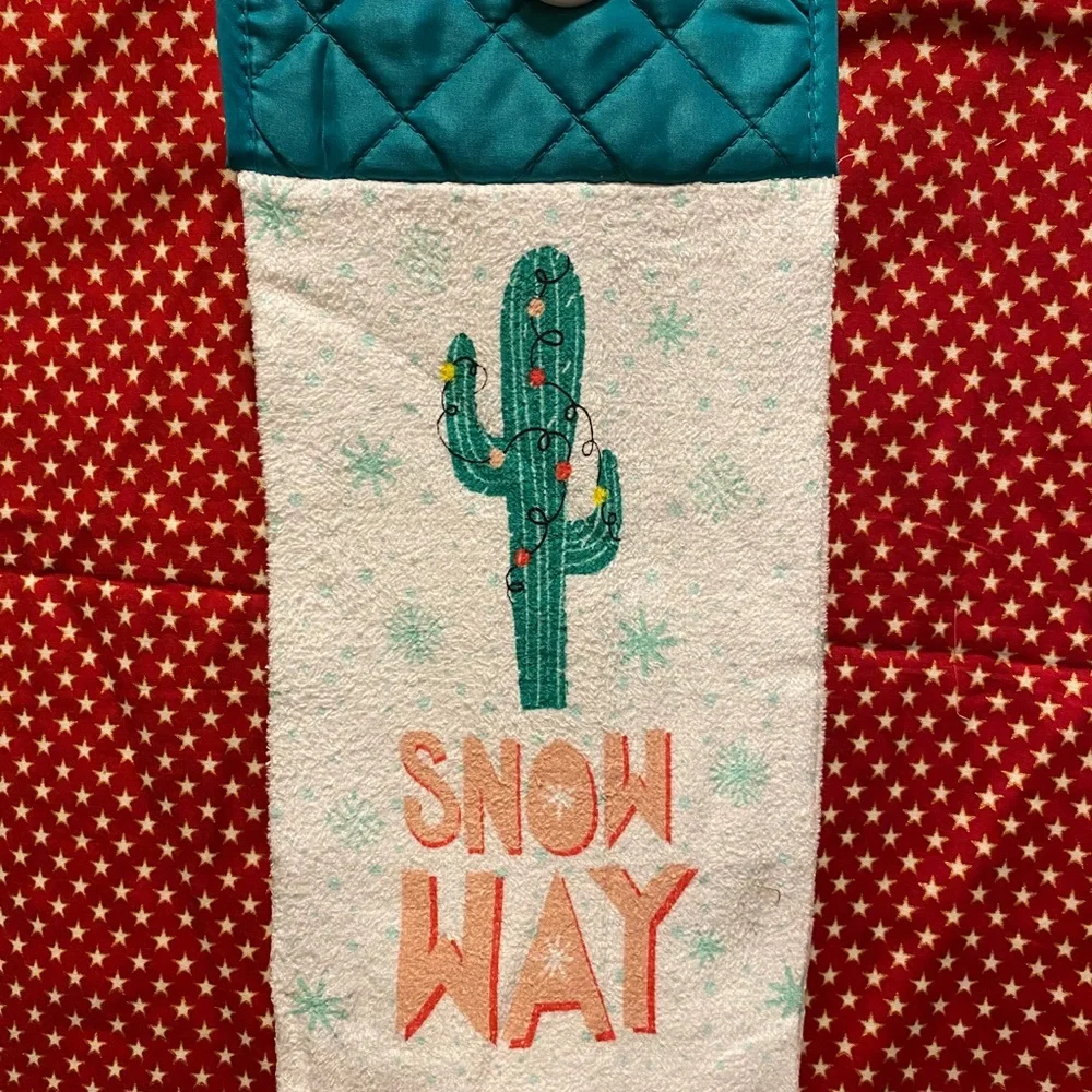 Handmade Christmas hanging towels